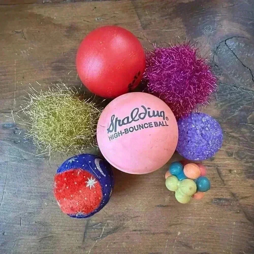 DNA Style Rubbery Cat Toy Ball NWOT